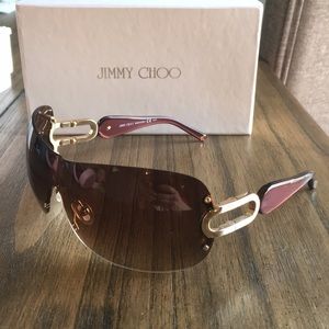 Jimmy Choo Women's Sunglasses brown and gold